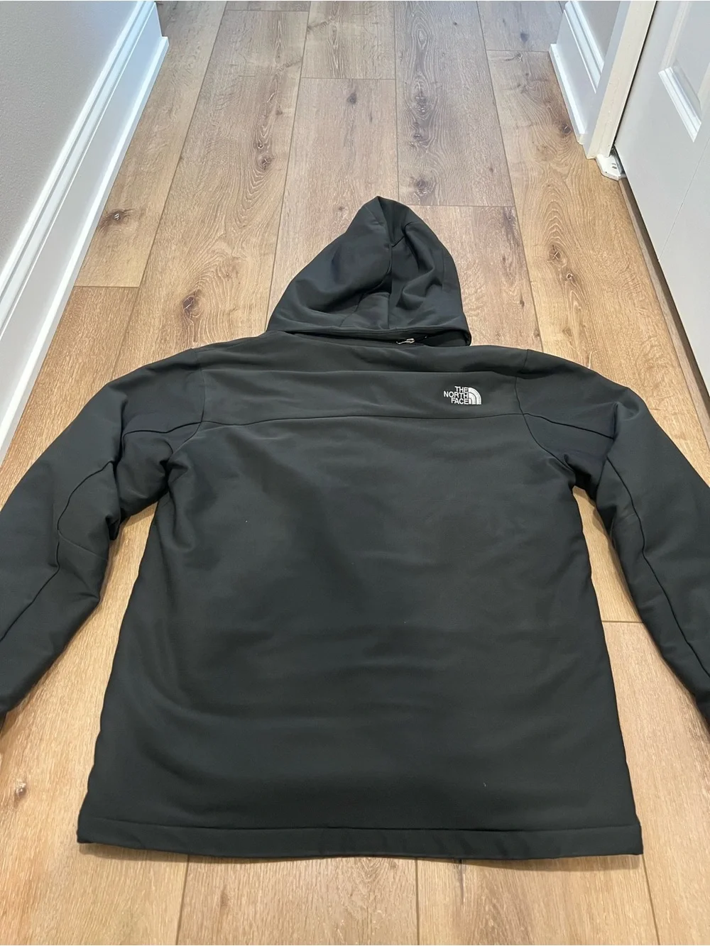 The North Face Men’s Black Hooded Softshell Coat
